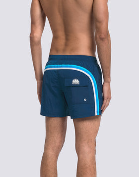 TRAJE DE BAÑO CORTO CINTURA ELÁSTICA ARRUGADA