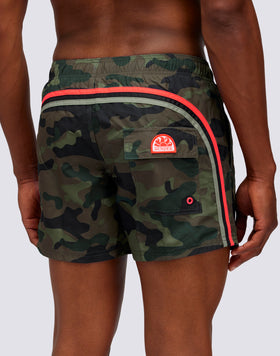 SHORT DE BAIN À TAILLE ÉLASTIQUE