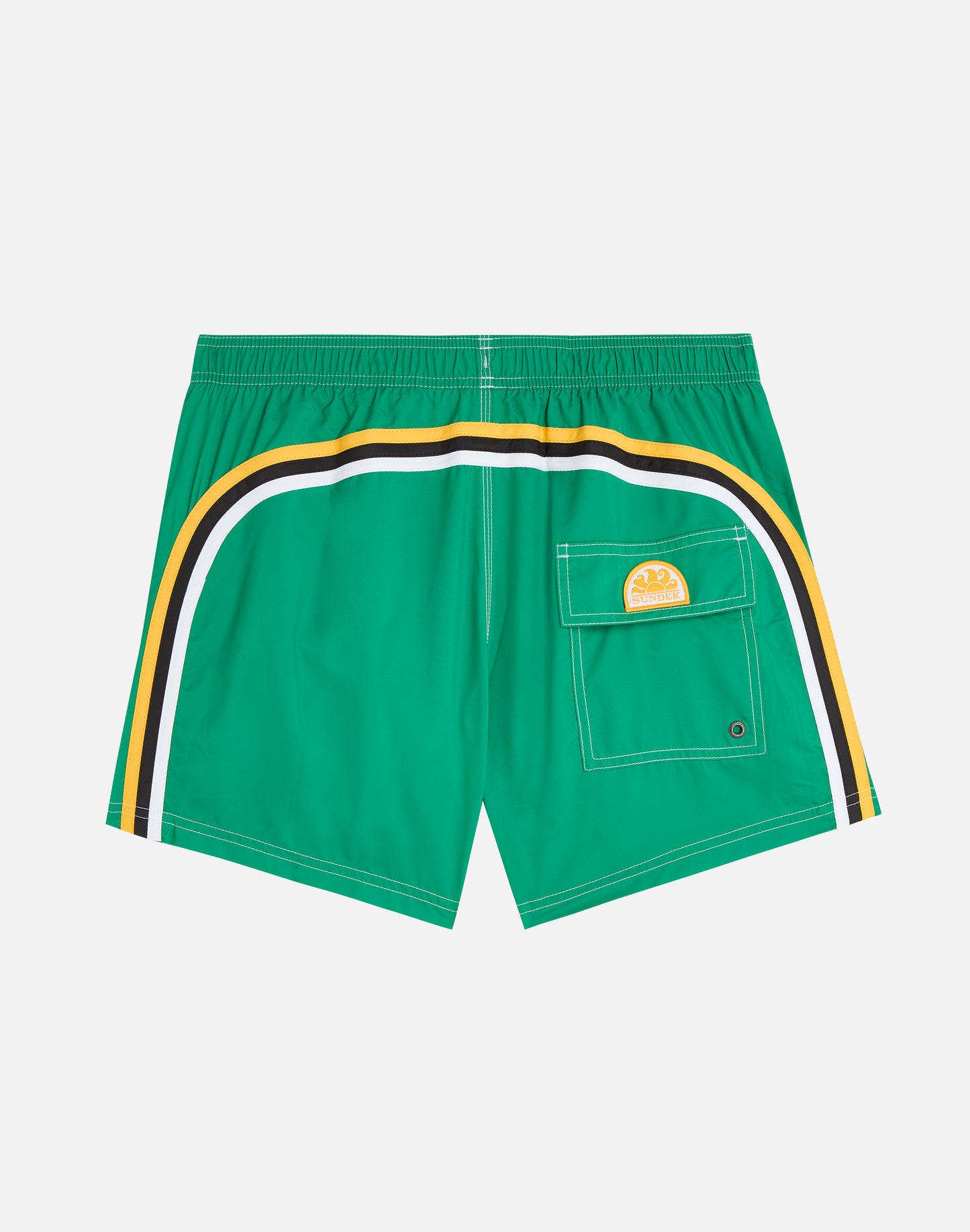 SHORT SWIM SHORTS WITH AN ELASTICATED WAISTBAND RECYCLED POLYESTER REPREVE® SOUTH AFRICA FLAG
