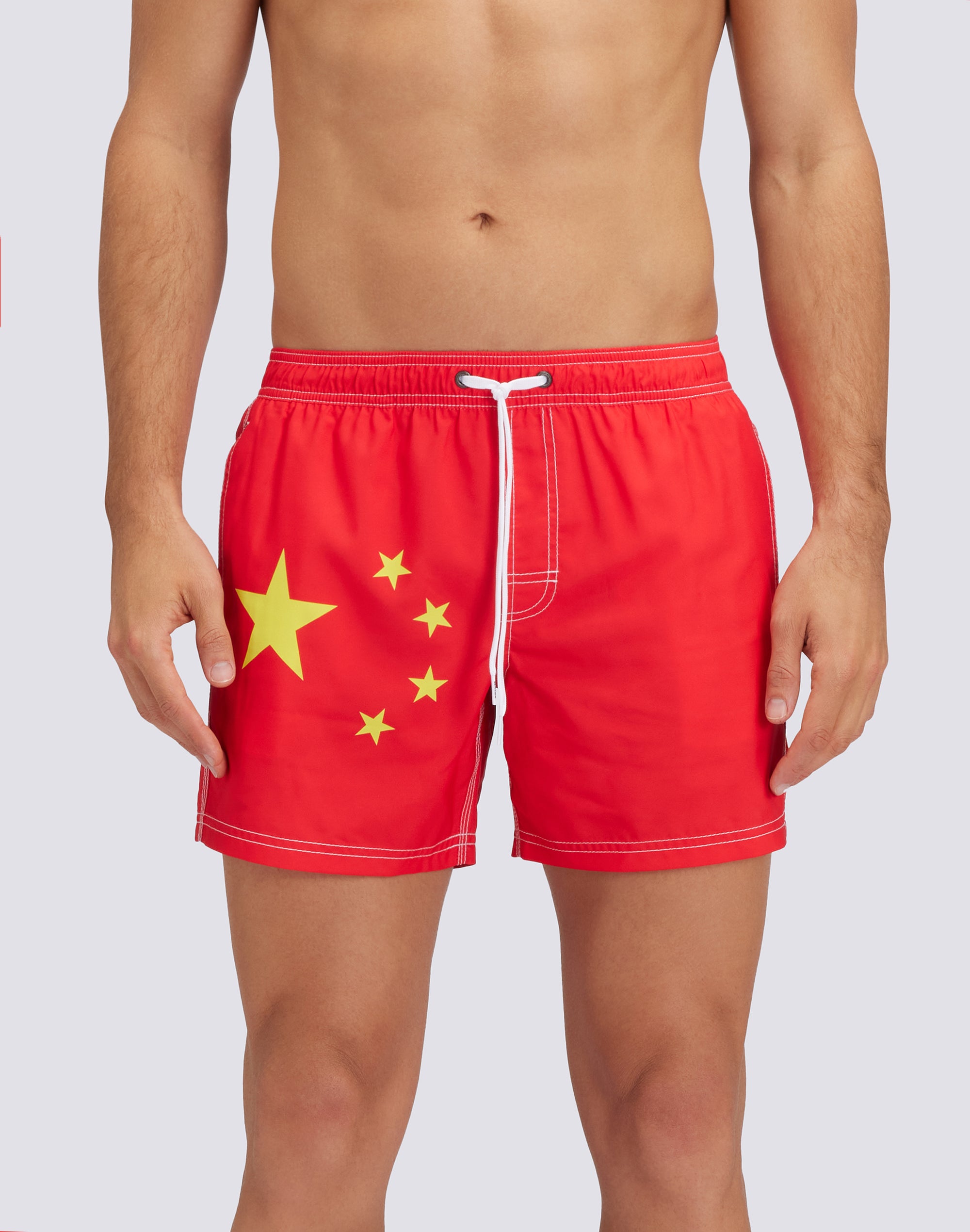 Sundek SHORT SWIM SHORTS CHINA FLAG M504BDRT3FG425FG – SUNDEK