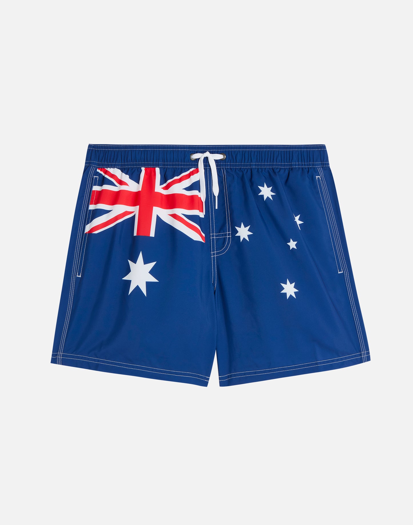 SHORT SWIM SHORTS WITH AN ELASTICATED WAISTBAND RECYCLED POLYESTER REPREVE® AUSTRALIA FLAG