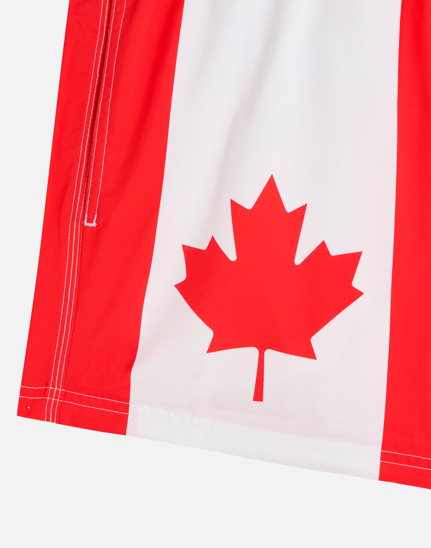 SHORT SWIM SHORTS WITH AN ELASTICATED WAISTBAND RECYCLED POLYESTER REPREVE® CANADA FLAG