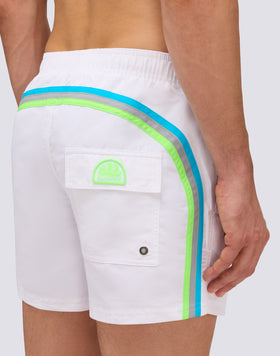 BAÑADOR CORTO CON CINTURA ELÁSTICA ICONIC TAFFETA