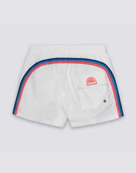 SHORT DE BAIN À TAILLE ÉLASTIQUE TAFFETA ICONIQUE