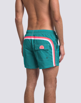 BAÑADOR CORTO CON CINTURA ELÁSTICA ICONIC TAFFETA