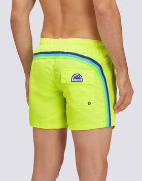 ICONIC TAFFETA SHORT SWIMSHORTS WITH ELASTIC WAIST 