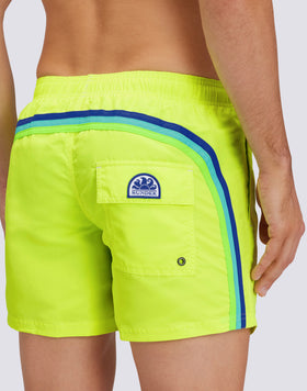 ICONIC TAFFETA SHORT SWIMSHORTS WITH ELASTIC WAIST 