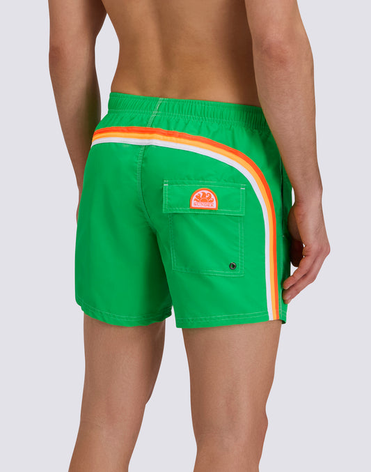 MAILLOT DE BAIN COURT À TAILLE ÉLASTIQUE ICONIC TAFFETA