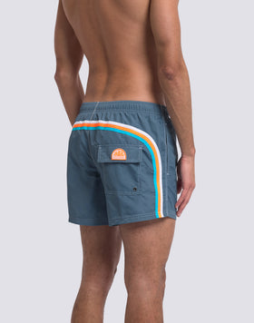 BAÑADOR CORTO CON CINTURA ELÁSTICA ICONIC TAFFETA