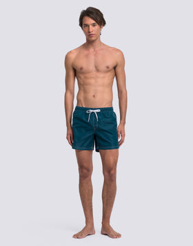 ICONIC TAFFETA MEN'S SHORT ELASTIC WAIST SWIMSHORTS