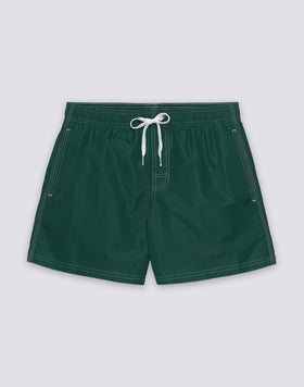 MAILLOT DE BAIN COURT EN TAFFETAS POUR HOMME, À TAILLE ÉLASTIQUE ET À L'EMBALLAGE ÉLASTIQUE