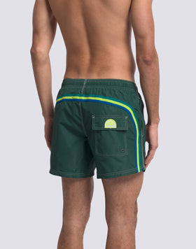 BAÑADOR CORTO CON CINTURA ELÁSTICA ICONIC TAFFETA