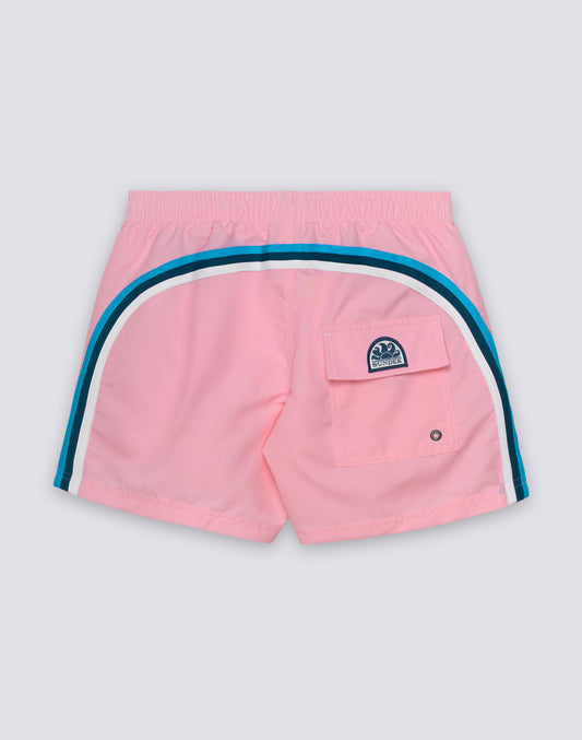 ICONIC TAFFETA SHORT SWIMSHORTS WITH ELASTIC WAIST