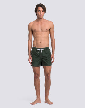 ICONIC TAFFETA SHORT SWIMSHORTS WITH ELASTIC WAIST