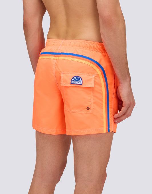 MAILLOT DE BAIN COURT À TAILLE ÉLASTIQUE ICONIC TAFFETA