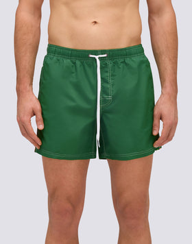 MAILLOT DE BAIN COURT EN TAFFETAS POUR HOMME À TAILLE ÉLASTIQUE ET À L'EMBALLAGE ÉLASTIQUE