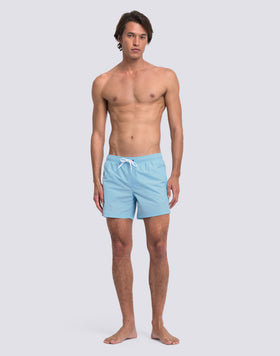 ICONIC TAFFETA SHORT SWIMSUIT WITH ELASTICATED WAIST