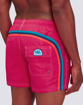 ICONIC TAFFETA SHORT SWIMSHORTS WITH ELASTIC WAIST 