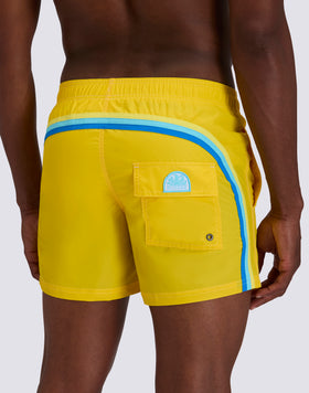 BAÑADOR CORTO CON CINTURA ELÁSTICA ICONIC TAFFETA