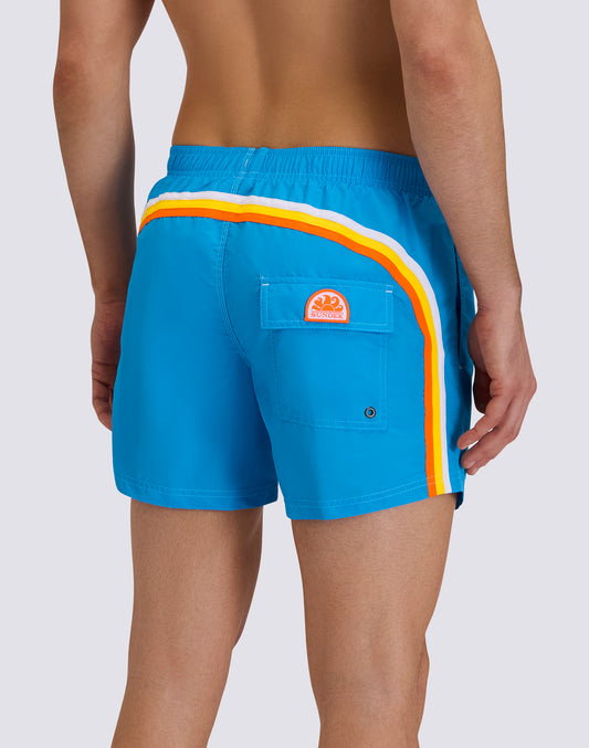 MAILLOT DE BAIN COURT À TAILLE ÉLASTIQUE ICONIC TAFFETA