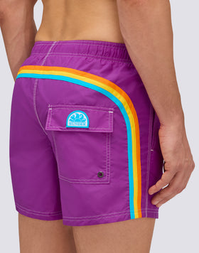 BAÑADOR CORTO CON CINTURA ELÁSTICA ICONIC TAFFETA