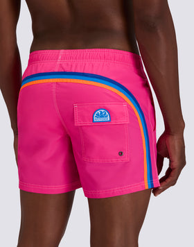 BAÑADOR CORTO CON CINTURA ELÁSTICA ICONIC TAFFETA