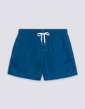 ICONIC TAFFETA SHORT SWIMSUIT WITH ELASTICATED WAIST