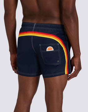 ICONIC TAFFETA MEN'S SHORT ELASTIC WAIST SWIMSHORTS