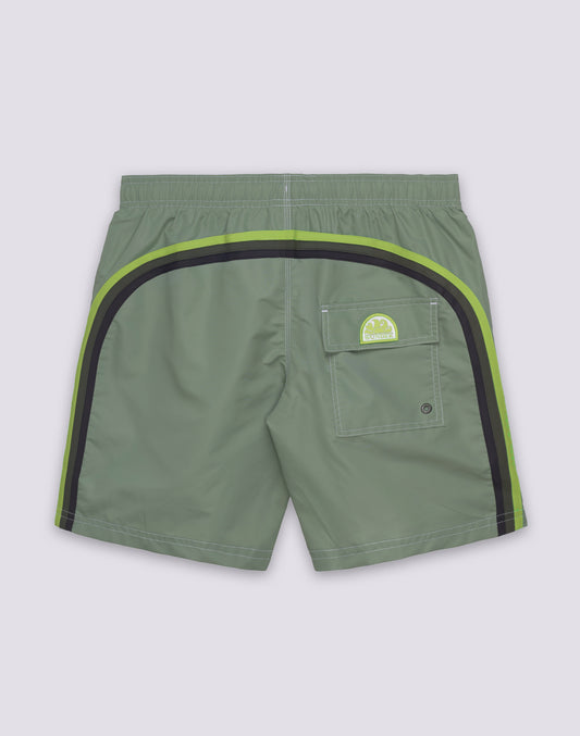 COSTUME DA BAGNO UOMO LUNGHEZZA MEDIA VITA ELASTICATA ICONIC TAFFETA