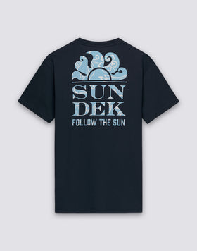 CAMISETA DE MANGA CORTA PARA HOMBRE CON ESTAMPADO ARCHIVE SUNDEK FOLLOW THE SUN
