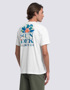 CAMISETA DE HOMBRE CON ESTAMPADO BLISS PRINT SUNDEK FOLLOW THE SUN