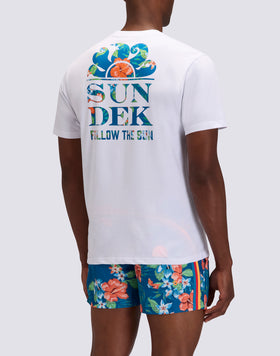 CAMISETA DE HOMBRE CON ESTAMPADO BLISS PRINT SUNDEK FOLLOW THE SUN