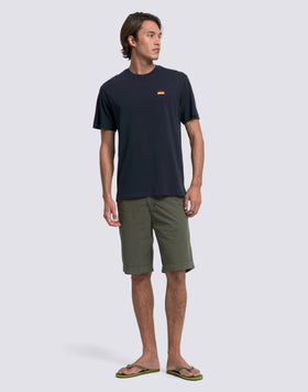T-SHIRT WITH TRICOLOUR EMBROIDERY