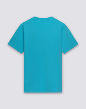 CAMISETA CON BORDADO TRICOLOR