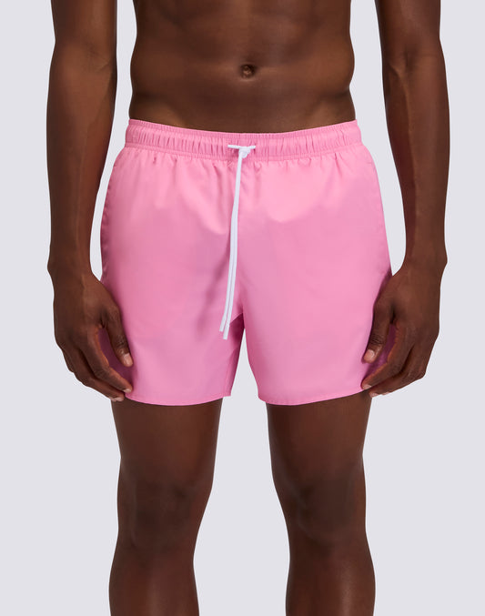 MEN'S SHORT SWIMSHORTS WITH ELASTIC WAIST AND PEACHY FABRIC