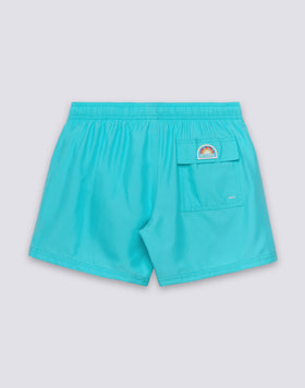 BAÑADOR CORTO CON CINTURA ELÁSTICA DE POLIÉSTER RECICLADO REPREVE®