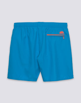 LONG SWIMWEAR WITH ELASTICATED WAIST AND REPREVE® RECYCLED POLYESTER PIPING