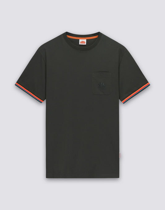 T-SHIRT UOMO FINN A GIROCOLLO CON TASCHINO
