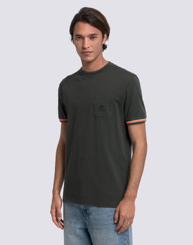CAMISETA FINN DE CUELLO REDONDO CON BOLSILLO