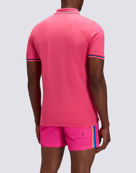 POLO BRICE DE ALGODÓN PIQUÉ CON DETALLES TRICOLORES