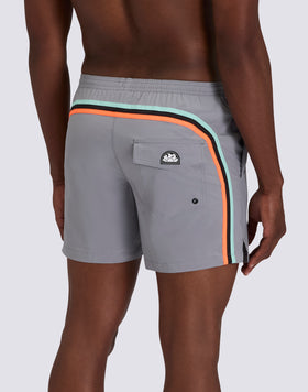 MEN'S SWIMSHORTS WITH STRETCH FABRIC, ELASTICATED WAIST AND REMOVABLE CASE