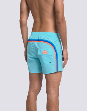 BAÑADOR CORTO CON CINTURA SEMIELÁSTICA ICONIC TAFFETA