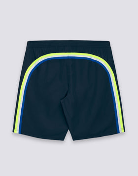 MEN'S SEMI-ELASTIC LONG-WAIST SWIMSHORTS IN REPREVE® RECYCLED POLYESTER