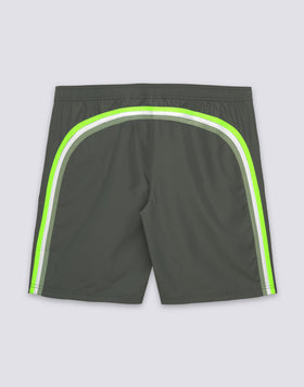 LONG SWIMWEAR WITH SEMI-ELASTICATED WAIST IN REPREVE® RECYCLED POLYESTER