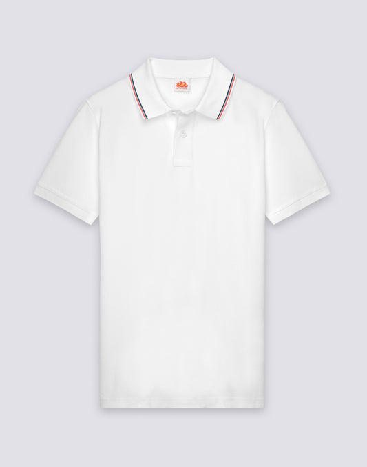 POLO DE ALGODÓN PIMA PIQUÉ CON LOGOTIPO BORDADO
