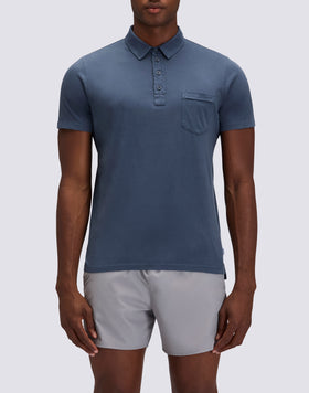 T-SHIRT UOMO TINTO CAPO IN STILE POLO