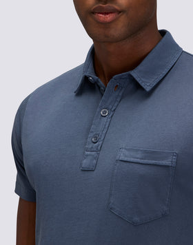 T-SHIRT UOMO TINTO CAPO IN STILE POLO