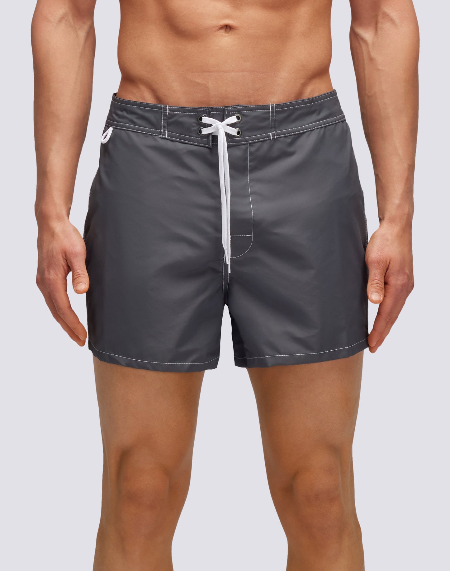 ICONIC TAFFETA FIXED WAIST SHORT SWIMSHORTS