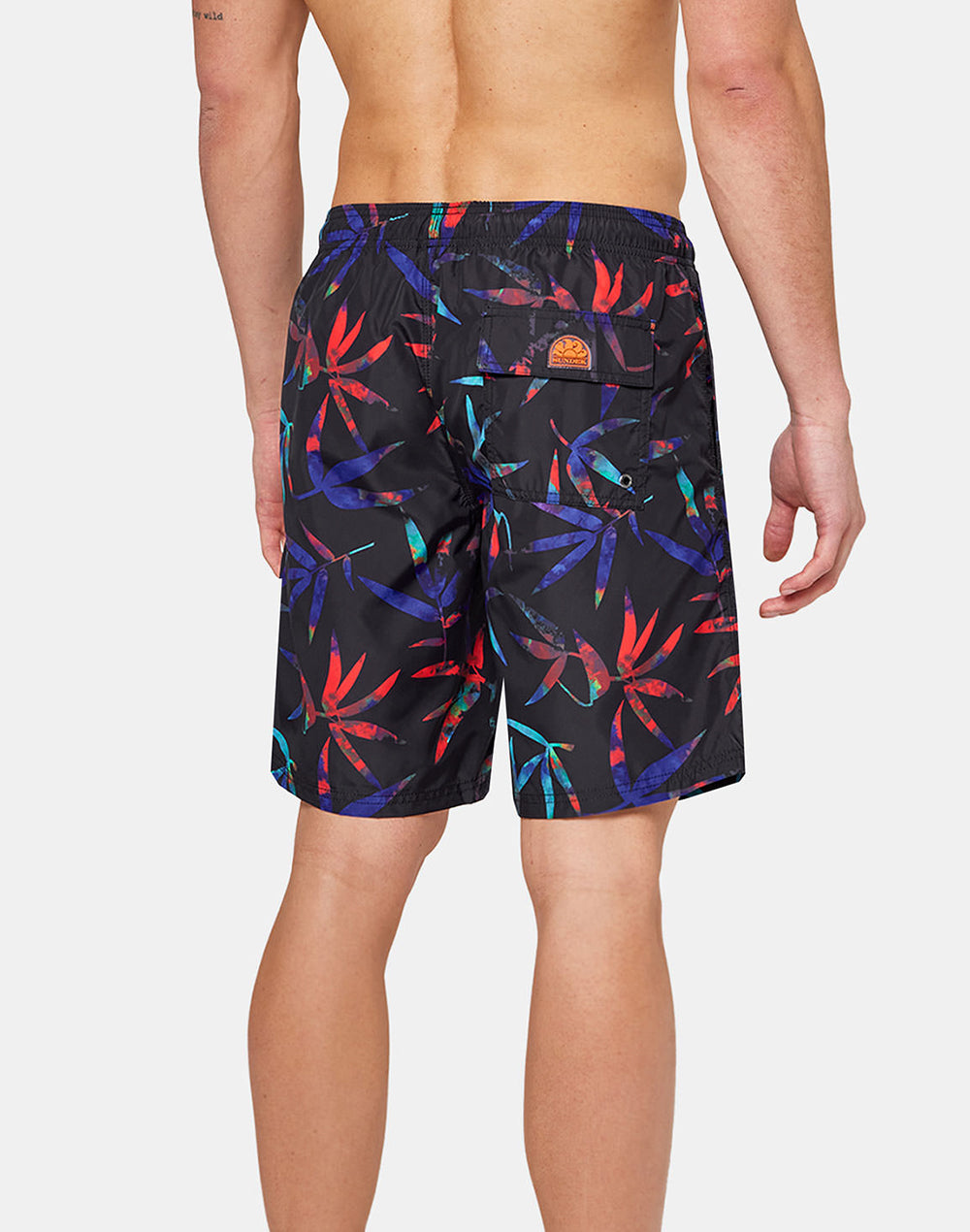 ART BAMBOO PRINTED SWIM TRUNKS