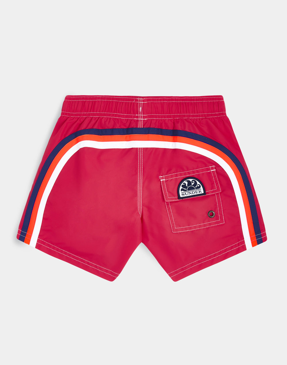 ICONIC TAFFETA STRETCH WAIST SWIM TRUNKS